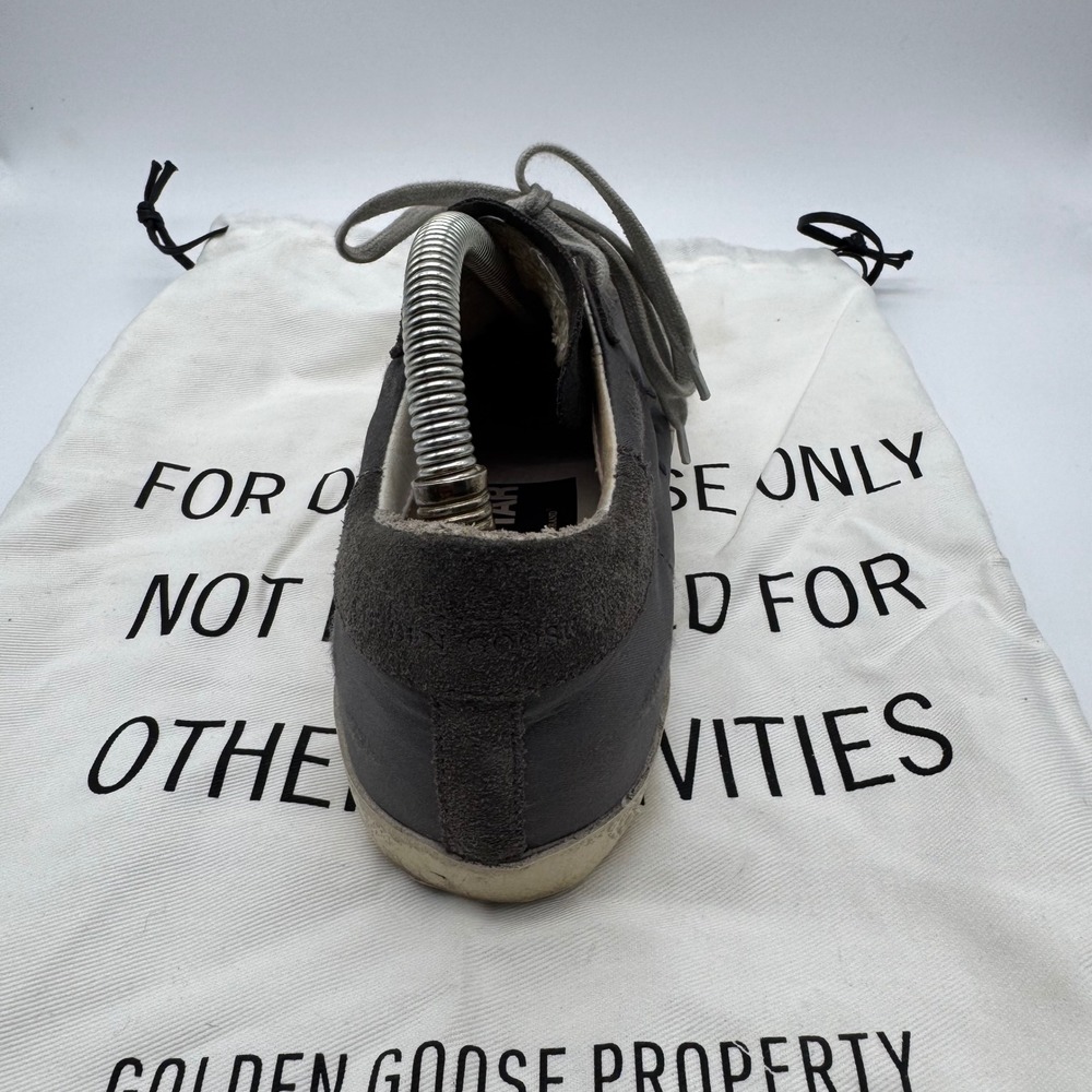 Golden Goose Superstar Sneakers Gray Suede Made in Italy Size 36 LEFT SHOE ONLY! - Picture 4 of 6